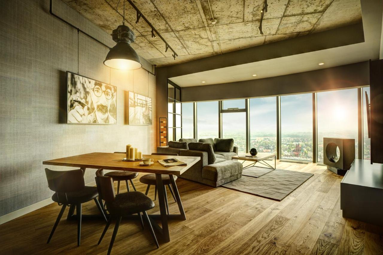Apartamenty Sky Tower Wrocław Buitenkant foto