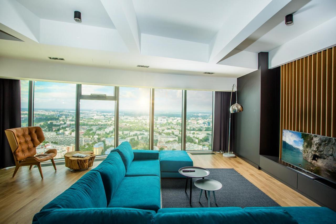 Apartamenty Sky Tower Wrocław Buitenkant foto